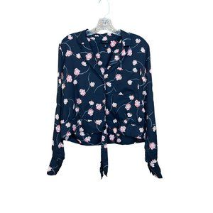 What Not To Wear Women's Black Floral Top